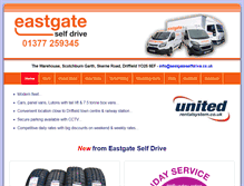 Tablet Screenshot of eastgateselfdrive.co.uk